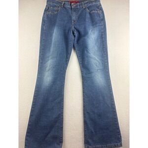LEVIS 515 Boot Cut Stretch Jeans Women 12 Medium Wash Low Rise